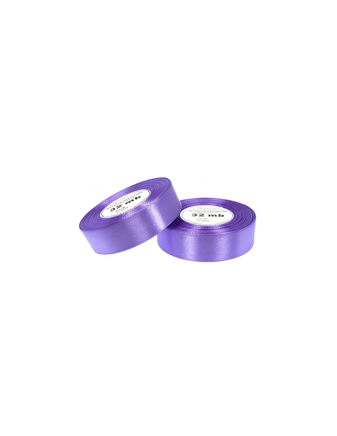 6mm WS8121 Wstążka satynowa fioletowa 32mb 6mm WS8121 Wstążka satynowa fioletowa 32mb