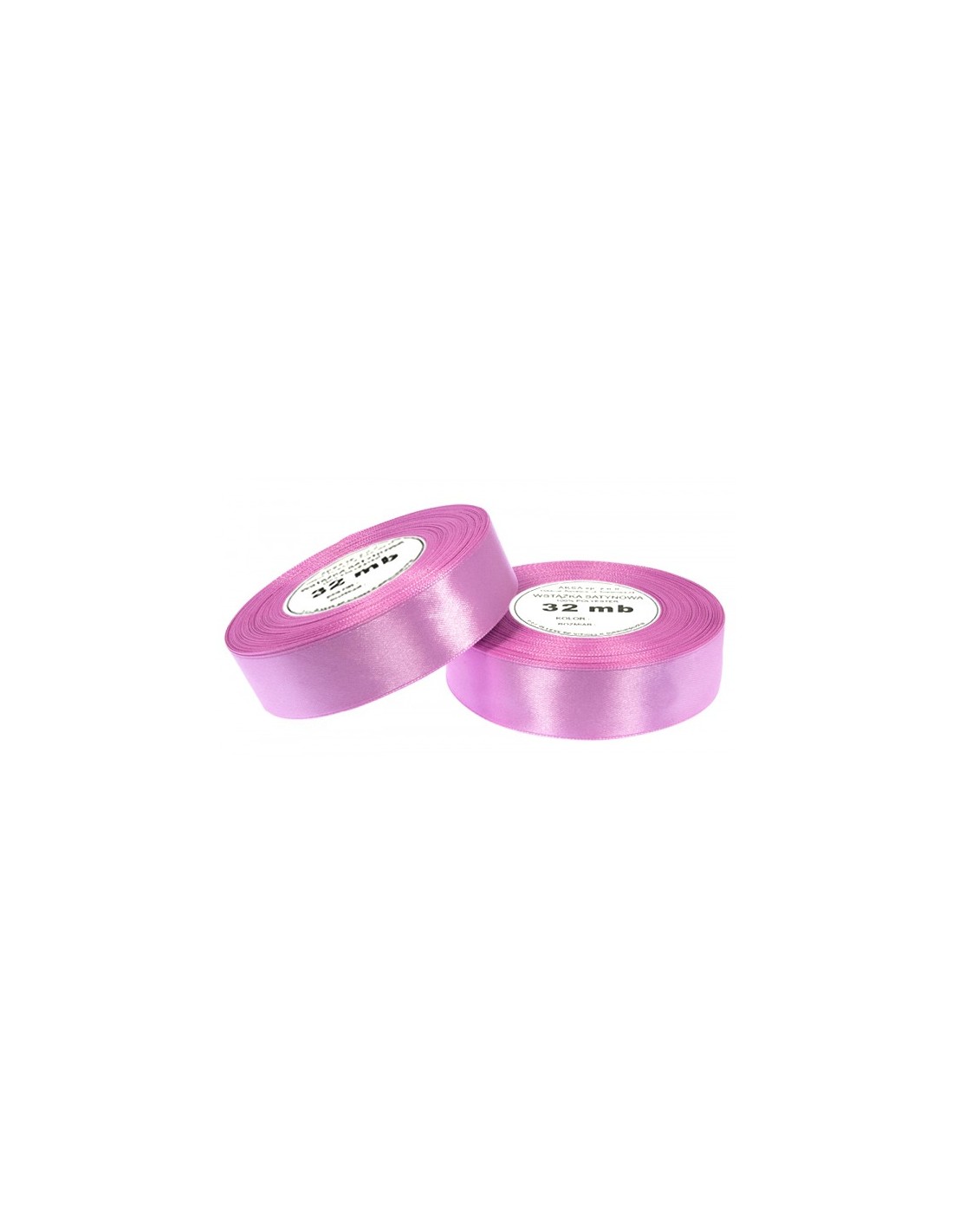 12mm WS8118 Wstążka satynowa jasna wrzosowa 32mb 12mm WS8118 Wstążka satynowa jasna wrzosowa 32mb