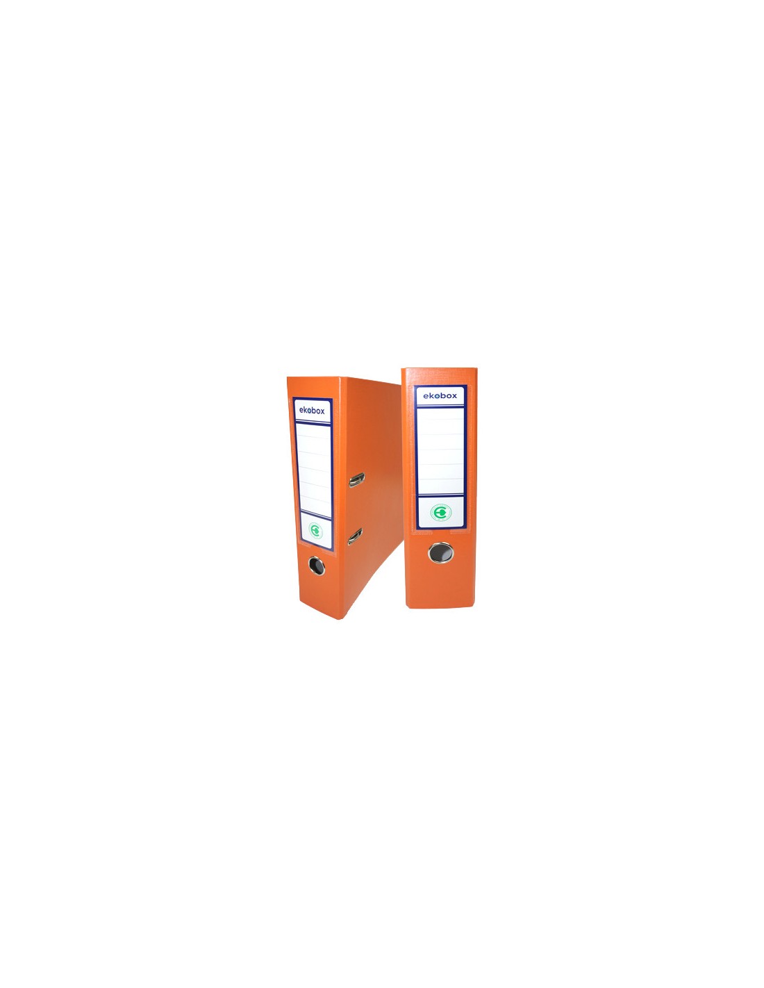 Segregator PP Ekobox 80mm pomarańczowy 20szt. Segregator PP Ekobox 80mm pomarańczowy 20szt.