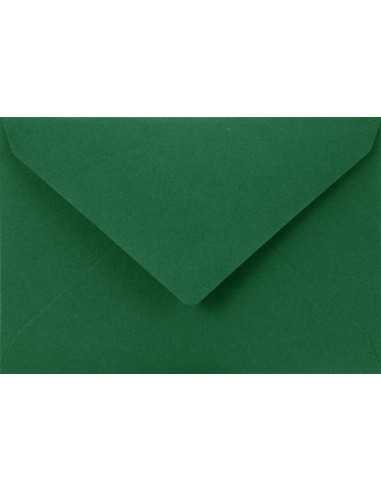 Koperta ozdobna gładka kolorowa C7 8x12 NK Sirio Color Foglia ciemna zielona 115g
