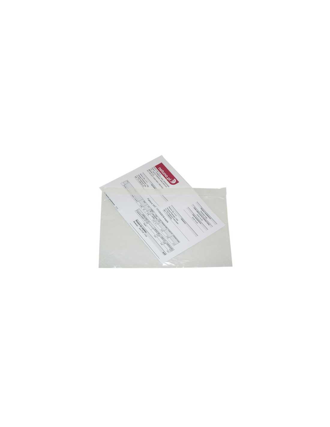 Delivery Note Pockets 250 C5 Transparent/Open Document Folder 