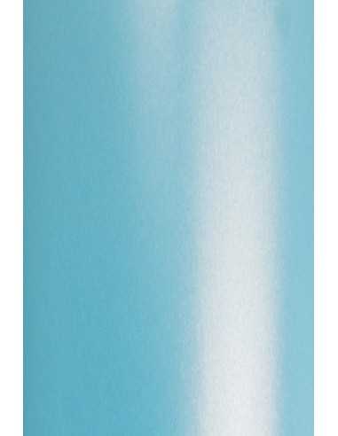 Papier ozdobny metalizowany Aster Metallic 250g Blue niebieski 71x100cm R100