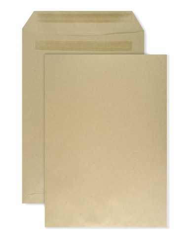 Letter Envelope C4 Gummed Brown Pack of 500