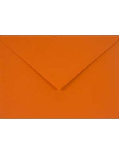 Koperta ozdobna gładka kolorowa C6 11,4x16,2 NK Sirio Color Arancio pomarańczowa 115g