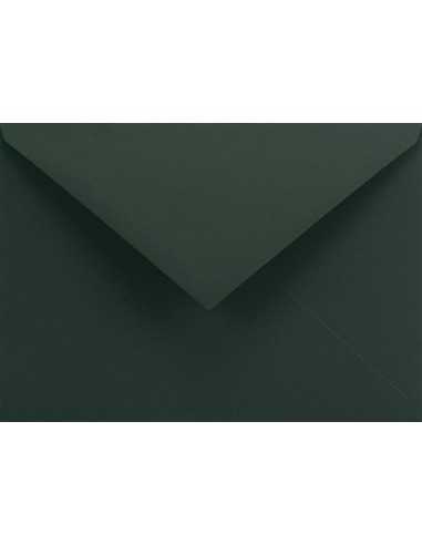 Koperta ozdobna gładka kolorowa ekologiczna C6 11,4x16,2 NK Keaykolour Holly ciemna zielona 120g