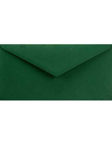 Koperta ozdobna gładka kolorowa DL 11x22 NK Sirio Color Foglia ciemna zielona 115g
