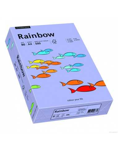 Papier ozdobny gładki kolorowy Rainbow 160g R60 fioletowy pak. 250A4