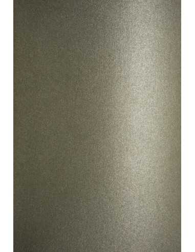 Papier ozdobny metalizowany perłowy Curious Metallics 120g Ionised szary pak. 10A4