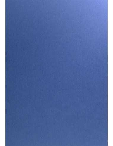 Papier ozdobny gładki kolorowy Popset Virgin Pulp 240g Blue Violet fioletowy pak. 10A4