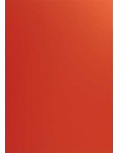 Papier ozdobny fakturowany kolorowy Curious Matter 270g Desiree Red czerwony pak. 10A4