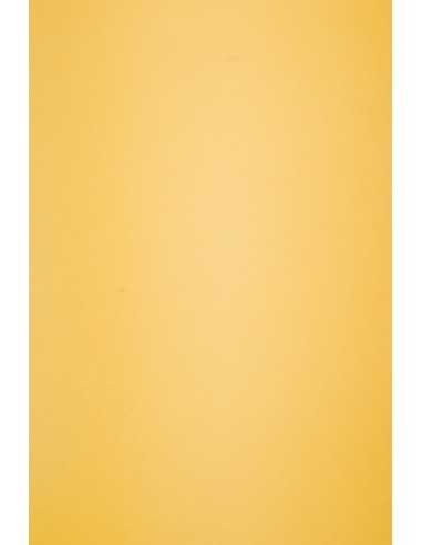Papier ozdobny gładki kolorowy ekologiczny Keaykolour 300g Indian Yellow ciemny żółty pak. 10A4