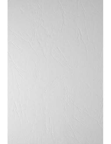 Papier ozdobny fakturowany kolorowy ekologiczny Keaykolour 300g Skóra biały pak. 10A4