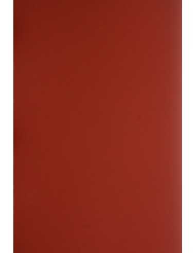 Papier ozdobny gładki kolorowy Plike 330g Bordeaux bordowy pak. 10A4