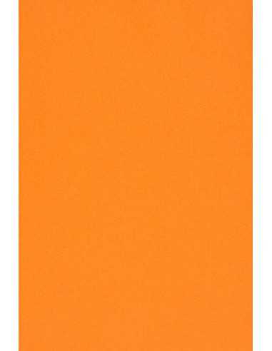 Papier ozdobny gładki kolorowy Burano 250g Arancio Trop B56 pomarańczowy pak. 20A4