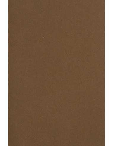 Papier ozdobny gładki kolorowy Burano 250g Tabacco B75 brązowy pak. 20A4