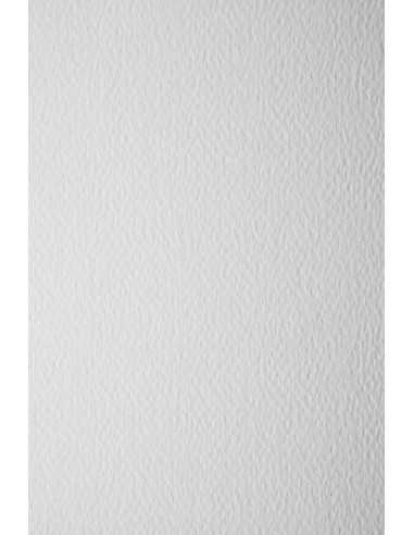 Papier ozdobny fakturowany kolorowy Prisma 250g Bianco biały pak. 10A4
