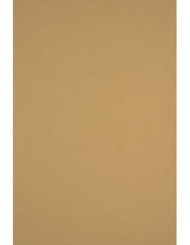 Papier ozdobny gładki kolorowy Sirio Color 115g Bruno jasny brązowy pak. 50A4