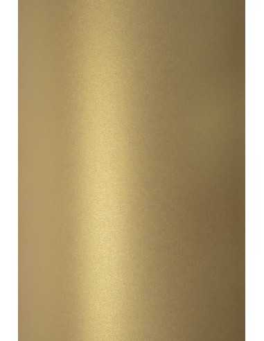 Papier ozdobny metalizowany perłowy Sirio Pearl 125g Gold złoty pak. 10A4
