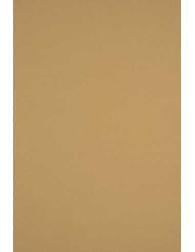 Papier ozdobny gładki kolorowy Sirio Color 170g Bruno jasny brązowy pak. 20A4