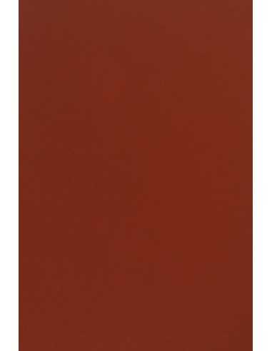 Papier ozdobny gładki kolorowy Sirio Color 170g Cherry bordowy pak. 20A4
