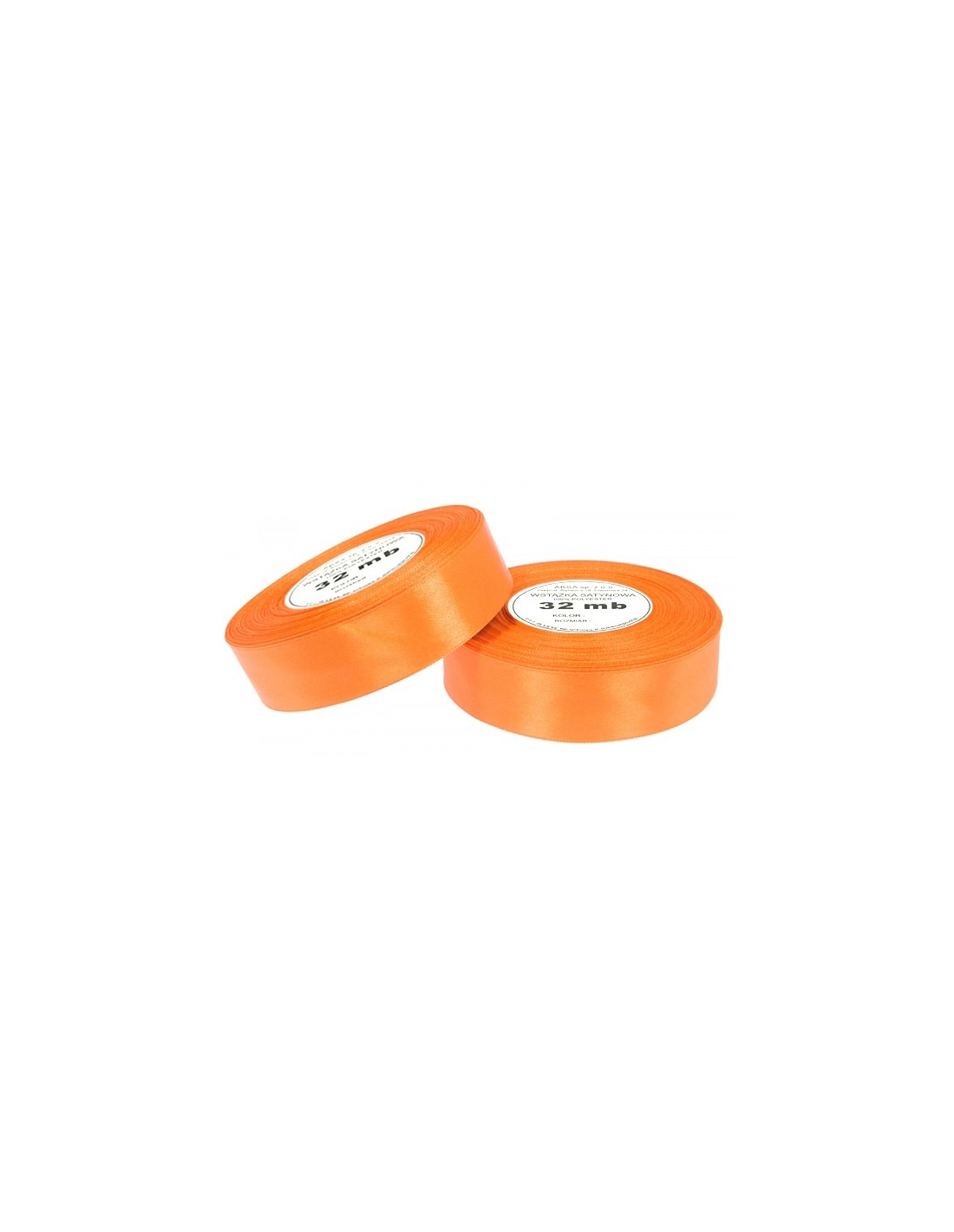 25mm WS8020 Wstążka satynowa ciemna pomarańczowa 32mb 25mm WS8020 Wstążka satynowa ciemna pomarańczowa 32mb