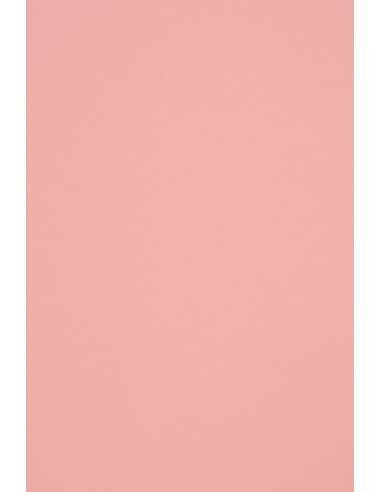 Papier ozdobny gładki kolorowy ekologiczny Woodstock 170g Rosa jasny różowy pak. 20A4