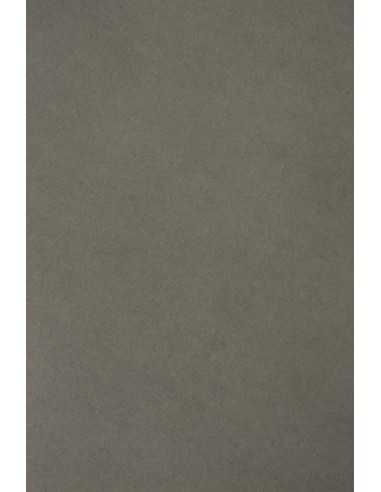 Papier ozdobny gładki kolorowy Sirio Color 210g Antracite ciemny szary pak. 25A4