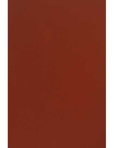 Papier ozdobny gładki kolorowy Sirio Color 210g Cherry bordowy pak. 25A4