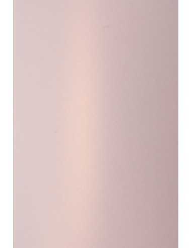 Papier ozdobny metalizowany perłowy Sirio Pearl 230g Rose Gold różowo złoty pak. 10A4