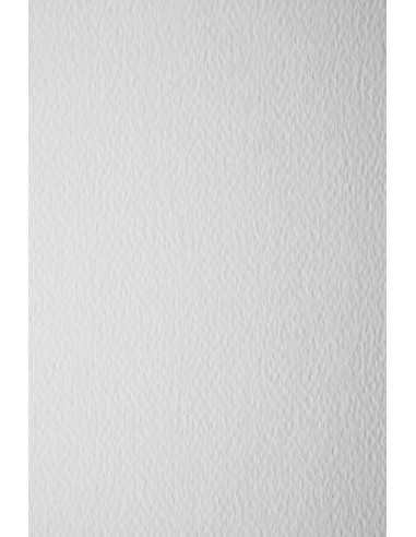 Papier ozdobny fakturowany kolorowy Prisma 100g Bianco biały pak. 20A5