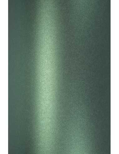 Papier ozdobny metalizowany perłowy Majestic 250g Gardeners Green zielony pak. 10A5