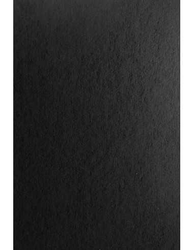 Papier ozdobny gładki ekologiczny EKO Black Kraft 500g czarny pak. 20A5