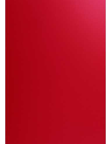 Papier ozdobny gładki kolorowy Curious Skin 270g Red czerwony 70x100 R100