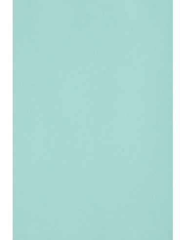 Papier ozdobny gładki kolorowy Burano 250g B08 Azzurro jasny niebieski 70x100 R125
