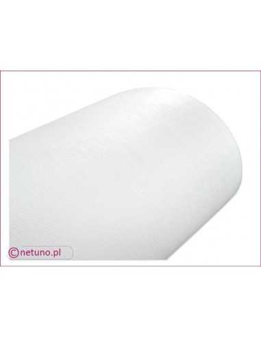 Papier ozdobny fakturowany Biancoflash Premium GOF Płótno White biały 300g 70x100 R100