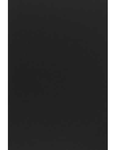 Papier ozdobny gładki kolorowy Sirio Color 115g Black czarny 70x100 R250