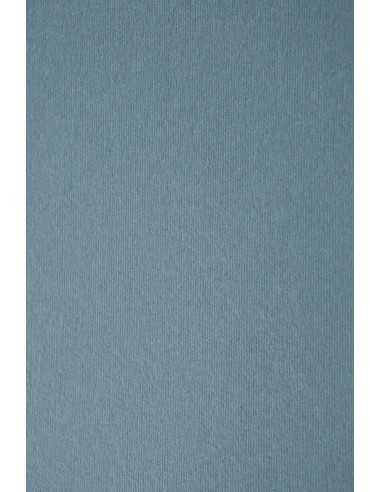 Papier ozdobny fakturowany prążkowany kolorowy Nettuno 215g Oltremare niebieski 72x101