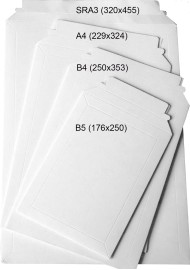 Koperta kurierska kartonowa B4 250x353 450g 100szt.