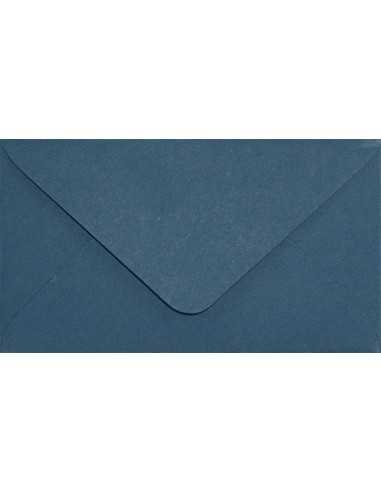 Koperta ozdobna gładka kolorowa C8 5,8x10 NK Sirio Color Blu ciemna niebieska 115g