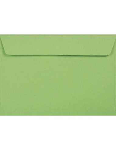 Koperta ozdobna gładka kolorowa ekologiczna C6 11,4x16,2 HK Kreative Apple zielona 120g
