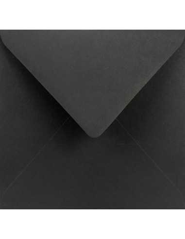 Koperta ozdobna gładka kolorowa kwadratowa K4 15,3x15,3 NK Sirio Color Nero czarna 115g