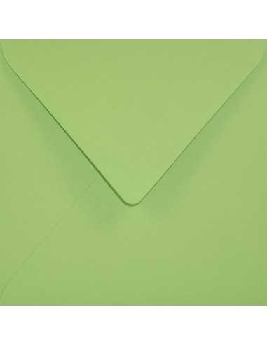 Koperta ozdobna gładka kolorowa kwadratowa K4 15,3x15,3 NK Sirio Color Lime jasna zielona 115g