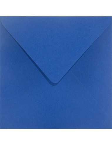 Koperta ozdobna gładka kolorowa kwadratowa K4 15,3x15,3 NK Sirio Color Iris niebieska 115g
