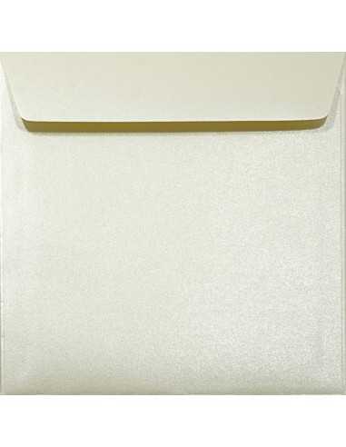 Majestic Square Envelope 15,6x15,6cm Gummed CandeLight Cream Ecru 120g