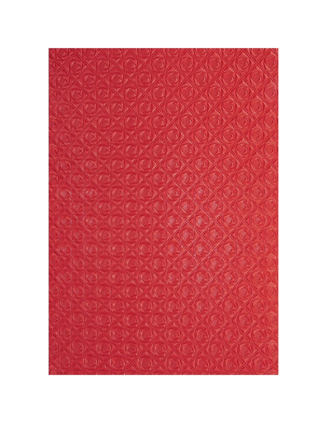 Papier ozdobny dekoracyjny czerwony - małe róże 56x76cm Papier ozdobny dekoracyjny czerwony - małe róże 56x76cm