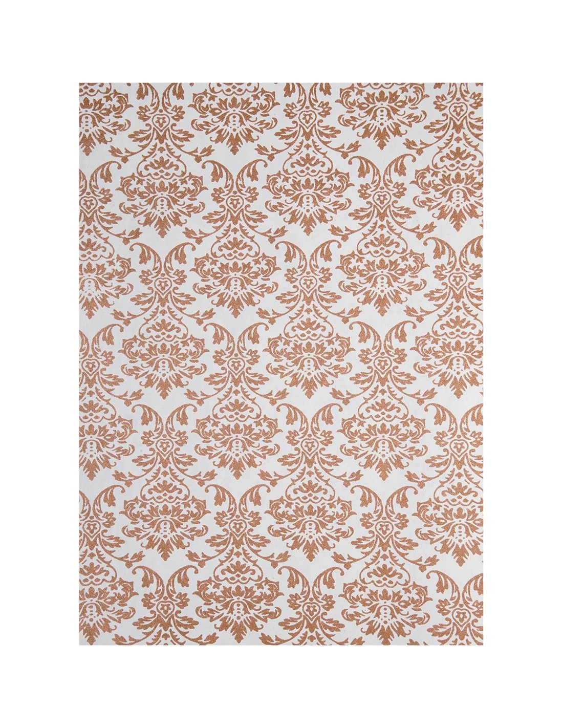 Papier ozdobny dekoracyjny wzór ornament złoty 56x76cm Papier ozdobny dekoracyjny wzór ornament złoty 56x76cm