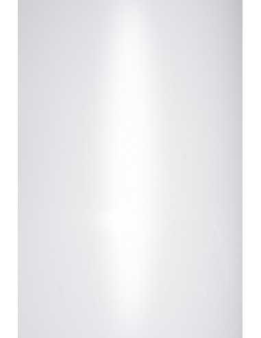 Papier ozdobny kolorowy jednostronnie lustrzany Splendorlux 250g Premium White biały pak. 10A4