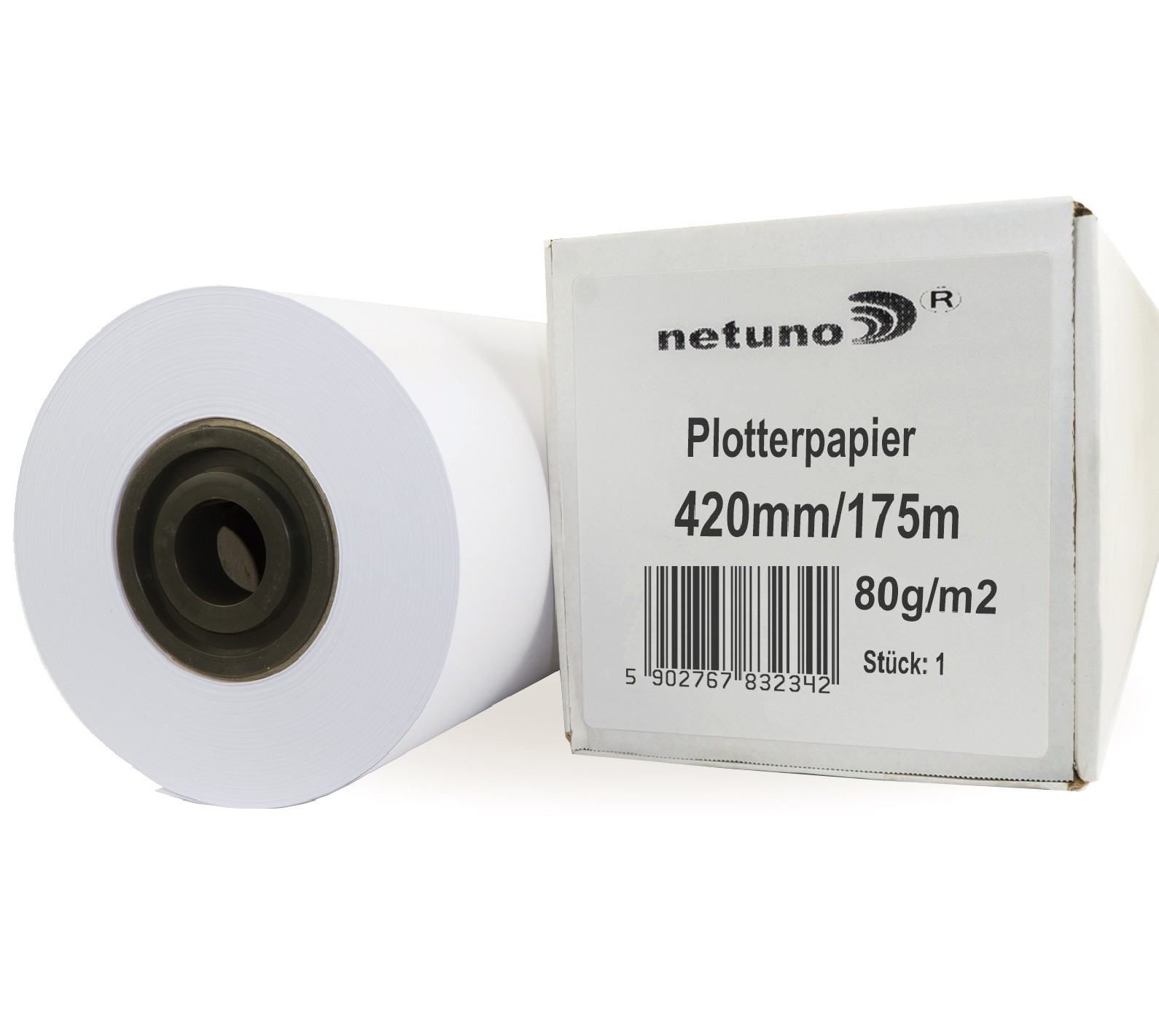 Papier do plotera i ksero w roli 420/175mb 80g Papier do plotera i ksero w roli 420/175mb 80g