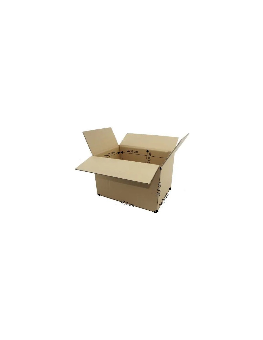 Karton klapowy 47x34x31cm A3 Karton klapowy 47x34x31cm A3