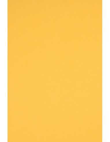 Papier ozdobny gładki kolorowy Rainbow 230g R18 ciemny żółty pak. 10A3